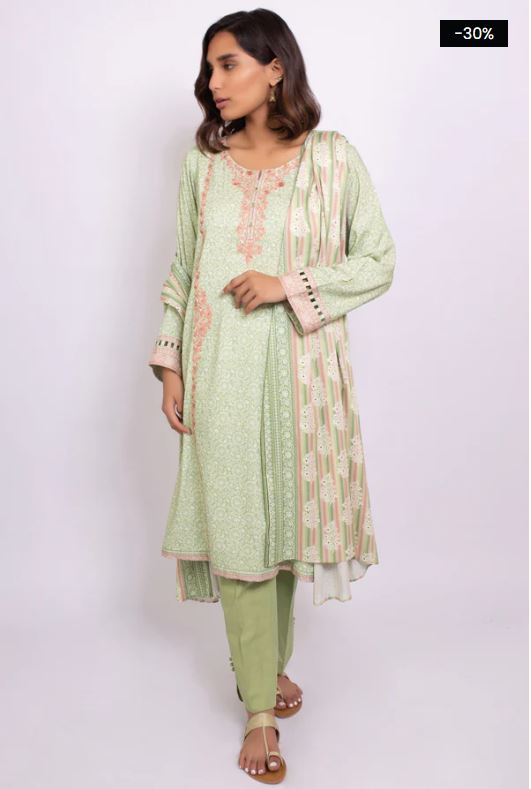 Stitched-3-Piece-Embroidered-Linen-Viscose-Suit
