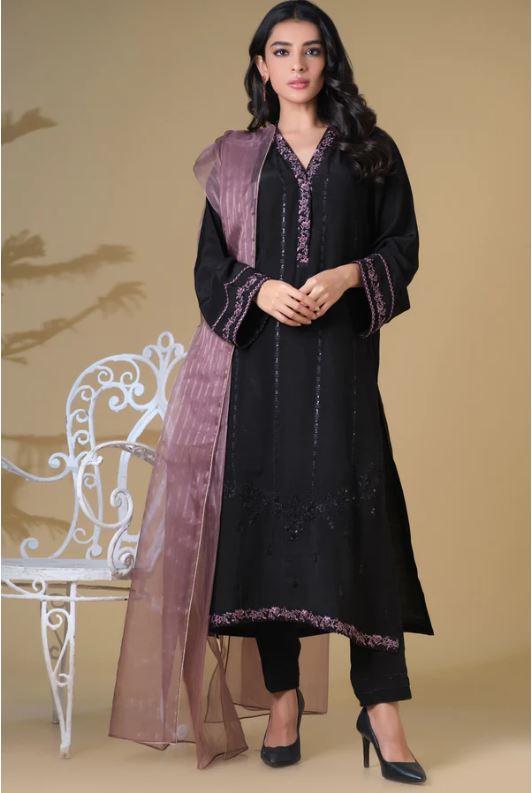 Stitched-3-Piece-Raw-Silk-Embroidered-Suit1
