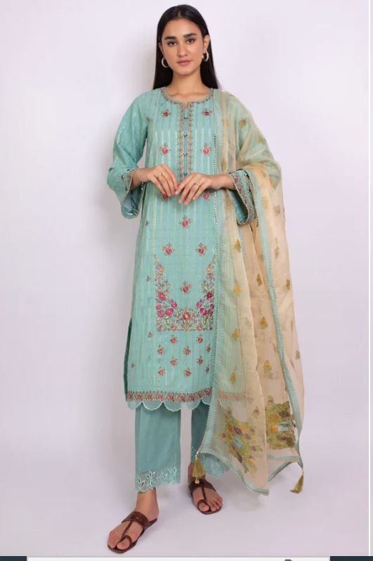 Unstitched-3-Piece-Embroidered--Maysuri-Jacquard-Suit
