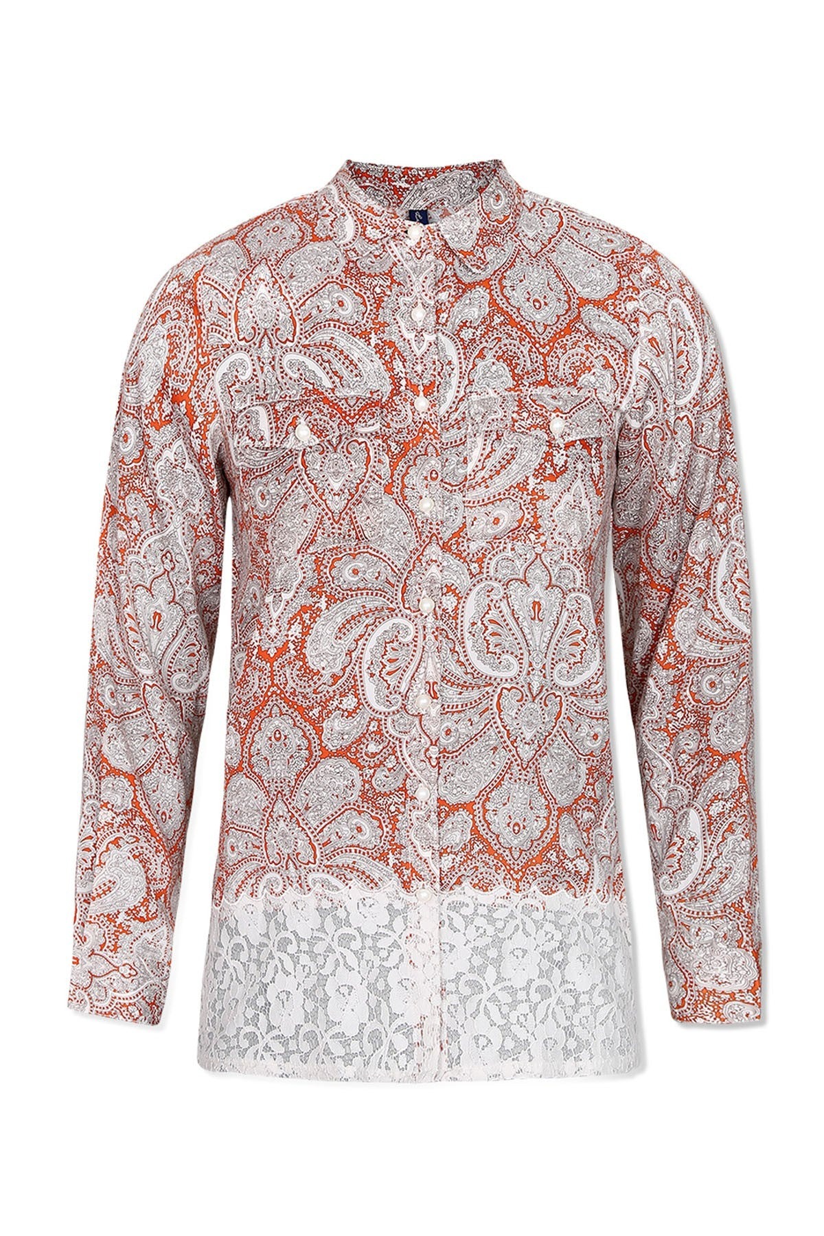 PRINTED DOUBLE POCKET TOP