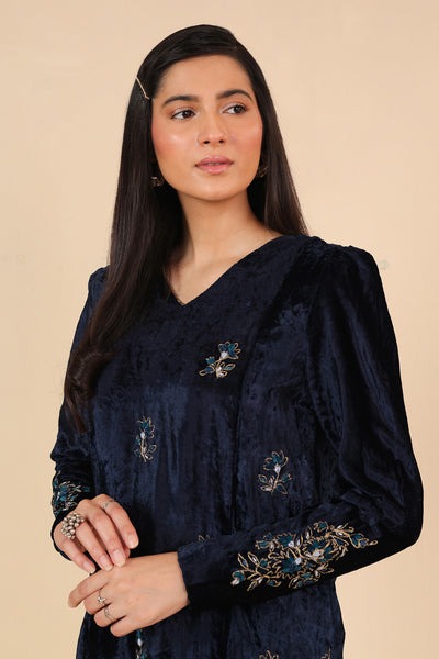 2-Piece-Marorri-Velvet-Collection-W24F2566-Navy-Blue-6