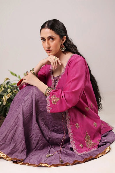 Shoukh-Rang-Layered-Dress-S25F7103-Pink-14