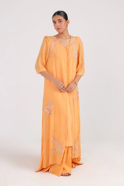 Summer-Jacket-Dazzle-Drape-Set-S25F7031-Peach-8