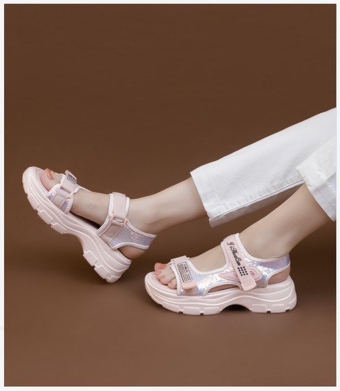 BW8410-PINK-Women-Platform-Sandals