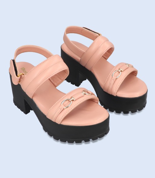 BW9222-TEA-PINK-Women-Platform-Sandals