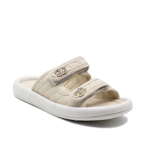 Beige-Casual-Slipper-K00G20013
