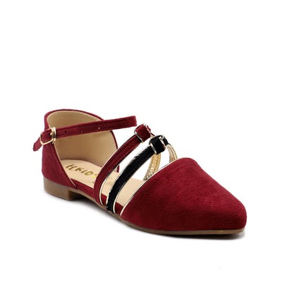 Maroon-Casual-Pumps-G70046
