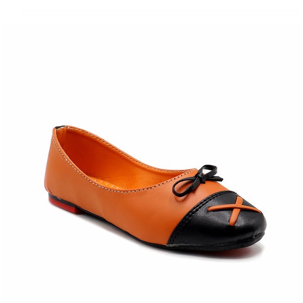 Orange-Casual-Pumps-G70041
