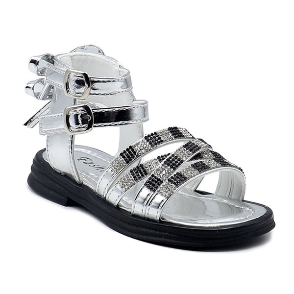 Silver-Casual-Sandal-K00G10014
