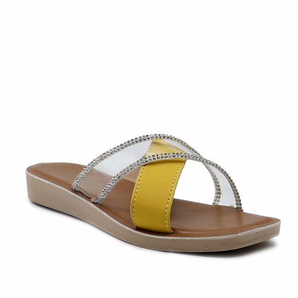 Yellow-Casual-Slipper-K00G30019
