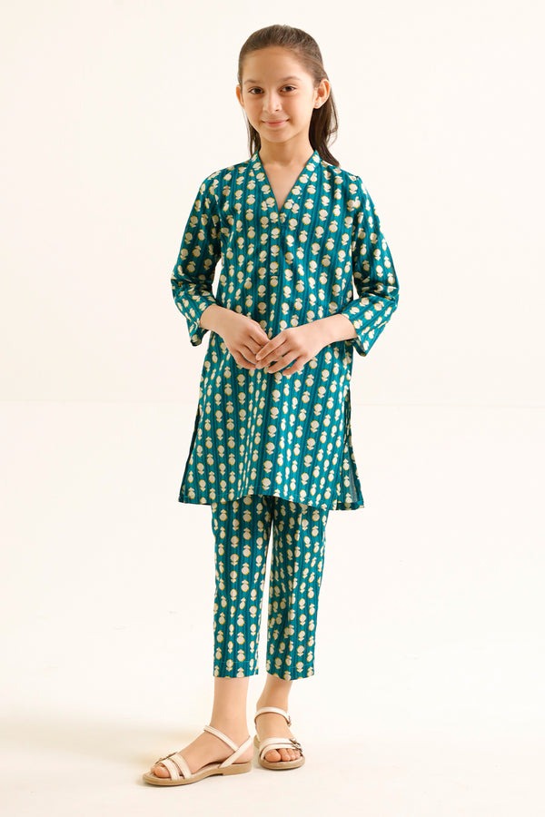 Pinted-Lawn-2-Piece-Shirt-Trouser-For-Kids-94484