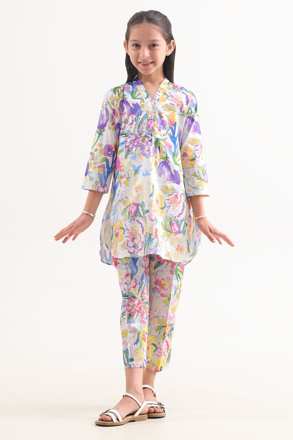 Pinted-Lawn-Stitched-2-Piece-Shirt-Trouser-For-Kids-401