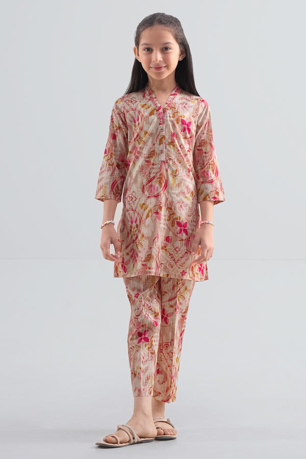 Pinted-Lawn-Stitched-2-Piece-Shirt-Trouser-For-Kids-406