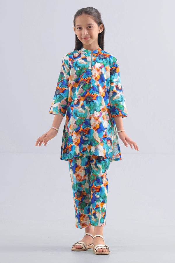 Pinted-Lawn-Stitched-2-Piece-Shirt-Trouser-For-Kids-407