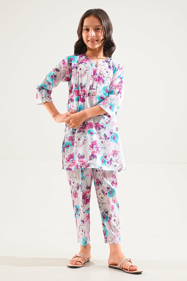 Pinted-Lawn-Stitched-2-Piece-Shirt-Trouser-For-Kids-416