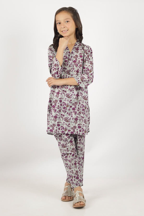 Pinted-Lawn-Stitched-2-Piece-Shirt-Trouser-For-Kids-61130