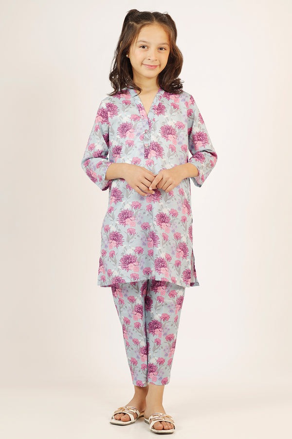 Pinted-Lawn-Stitched-2-Piece-Shirt-Trouser-For-Kids-71120