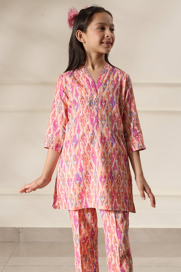 Pinted-Lawn-Stitched-2-Piece-Shirt-Trouser-For-Kids-85346