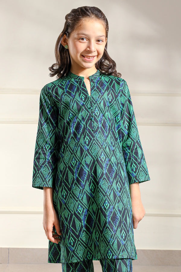 Pinted-Lawn-Stitched-2-Piece-Shirt-Trouser-For-Kids-85351