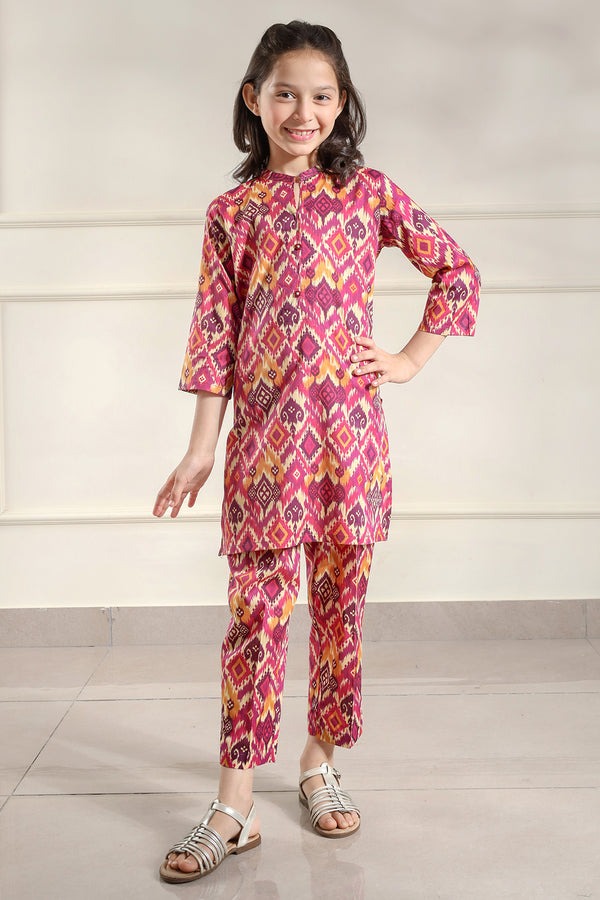 Pinted-Lawn-Stitched-2-Piece-Shirt-Trouser-For-Kids-87317