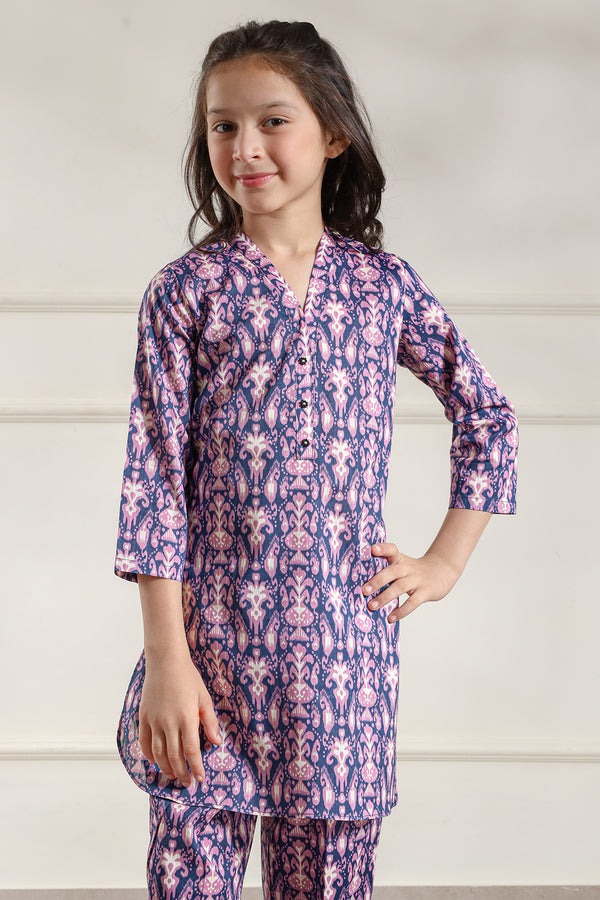 Pinted-Lawn-Stitched-2-Piece-Shirt-Trouser-For-Kids-88006