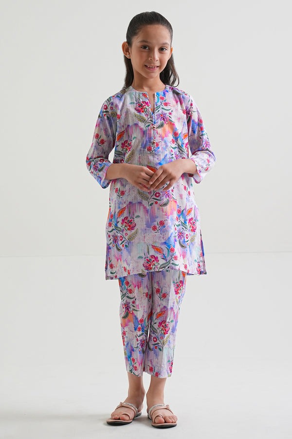Pinted-Lawn-Stitched-2-Piece-Shirt-Trouser-For-Kids-98824