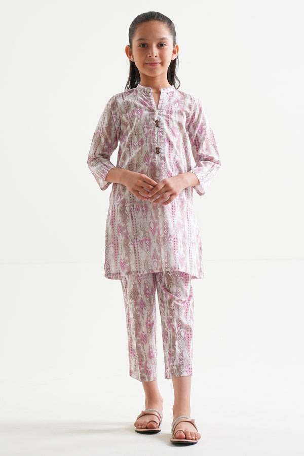 Pinted-Lawn-Stitched-2-Piece-Shirt-Trouser-For-Kids-99130
