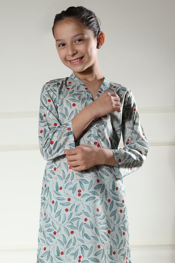 Printed-Arabic-Premium-Lawn-Stitched-2-Piece-Shirt-Trouser-For-Kids-92258