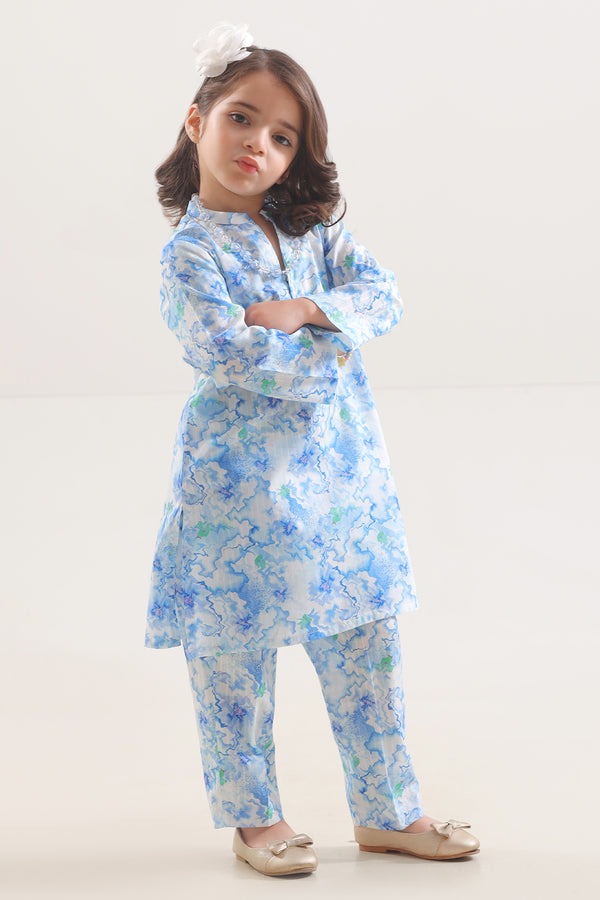 Printed-Lawn-Stitched-2-Piece-Shirt-Trouser-For-Kids-1