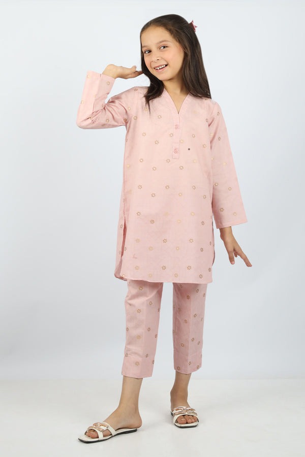 Stitched-Cotton-Jacquard-Shirt-Trouser-For-Kids-58286
