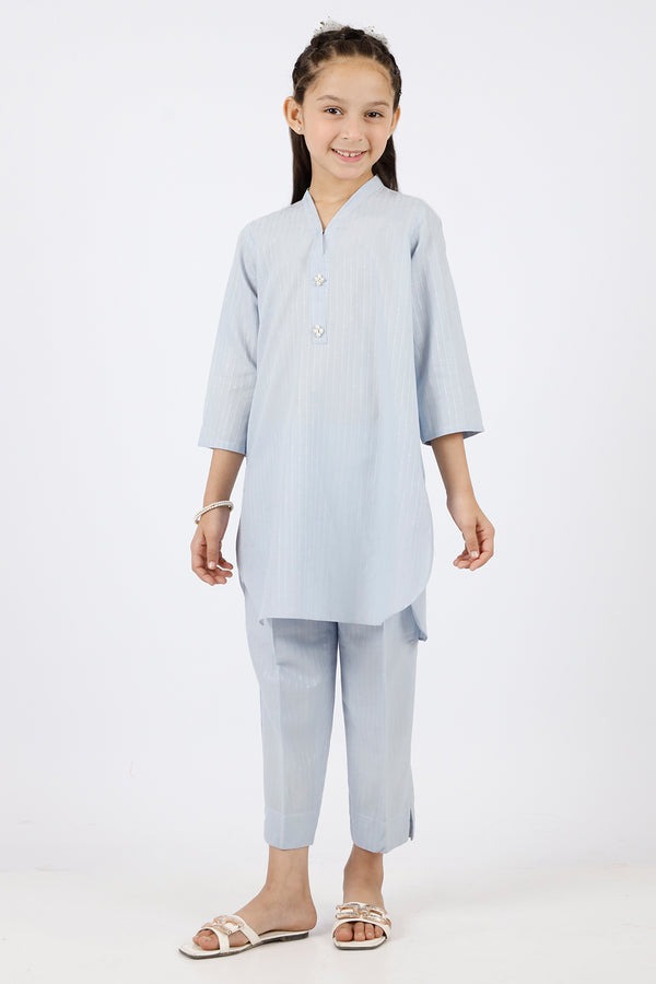 Stitched-Cotton-Jacquard-Shirt-Trouser-For-Kids-58296