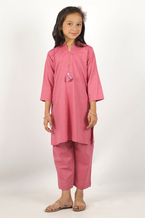Stitched-Cotton-Jacquard-Shirt-Trouser-For-Kids-59289