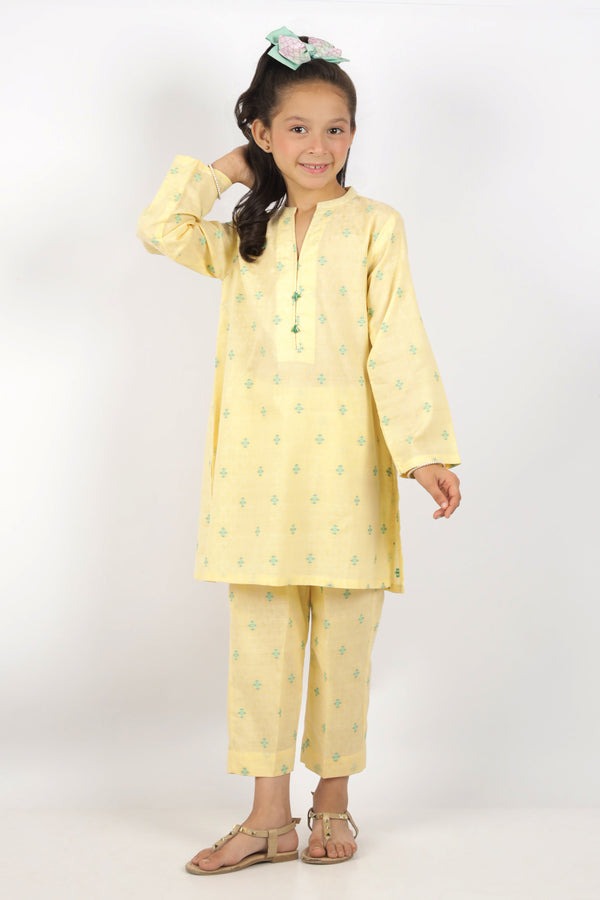 Stitched-Cotton-Jacquard-Shirt-Trouser-For-Kids-59624
