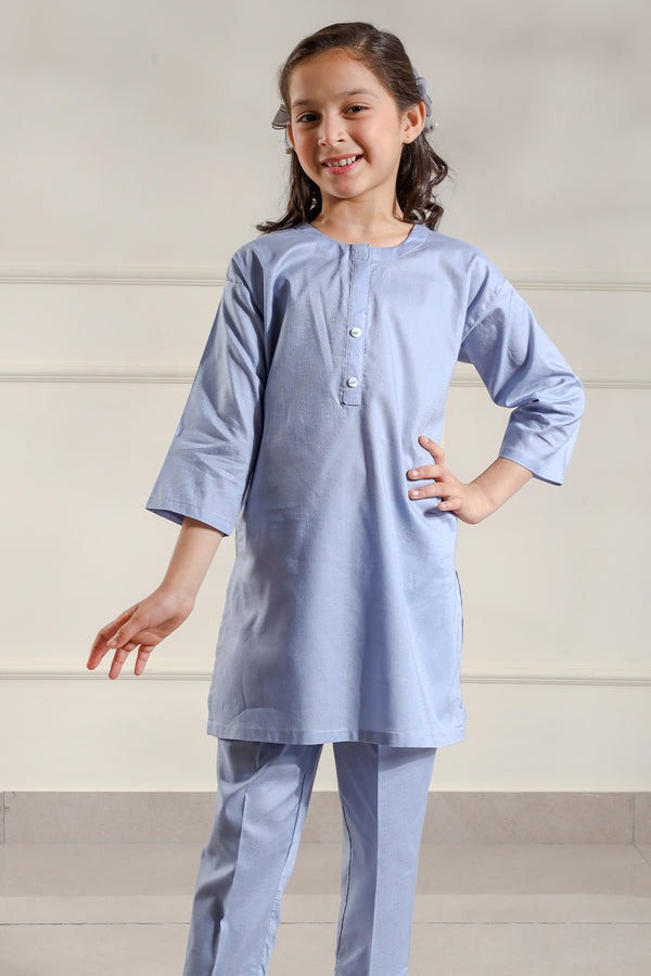 Stitched-Cotton-Jacquard-Shirt-Trouser-For-Kids-77852
