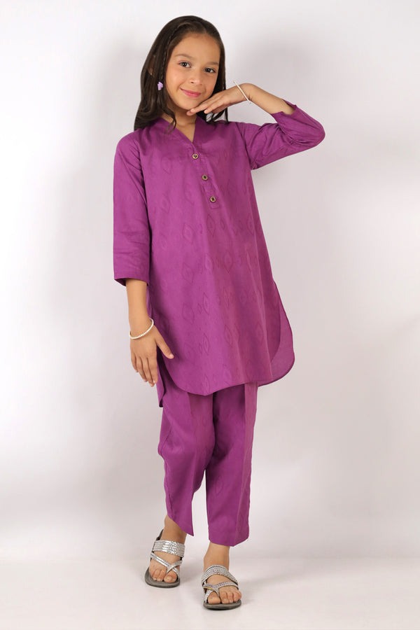 Stitched-Cotton-Jacquard-Shirt-Trouser-For-Kids-60638