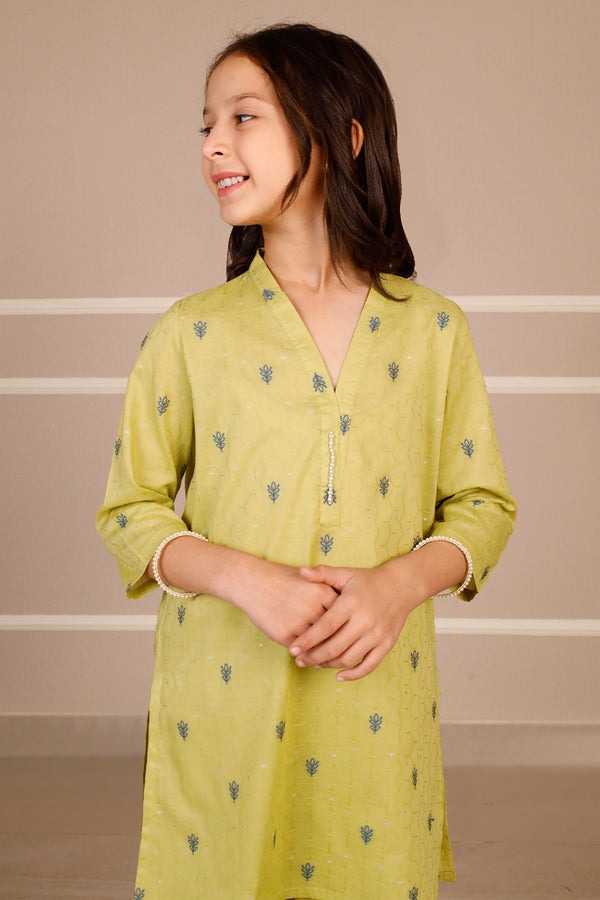 Stitched-Cotton-Jacquard-Shirt-Trouser-For-Kids-79514