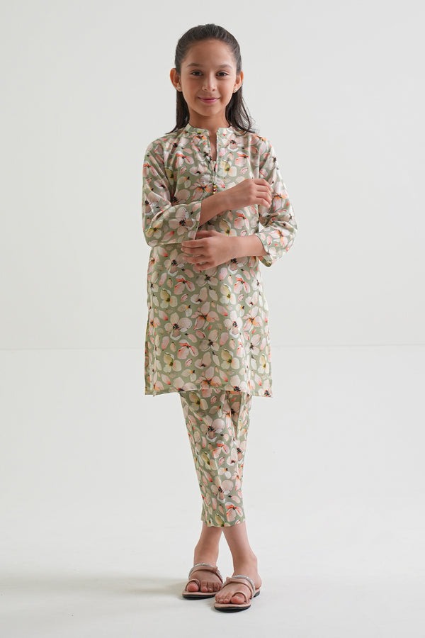 Stitched-Dobby-self-Stitched-2-Piece-Shirt-Trouser-For-Kids-93005