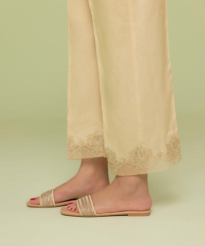 EMBROIDERED-RAW-SILK-PANTS