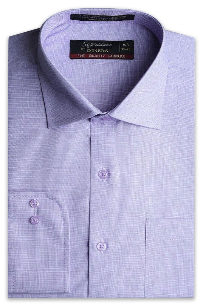 Formal Plain Shirt in Purple  AB206-PURPLE