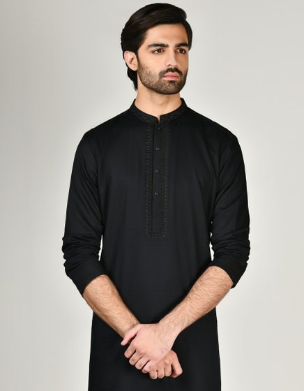 BLACK-BLENDED-KURTA-JJK-A-32936
