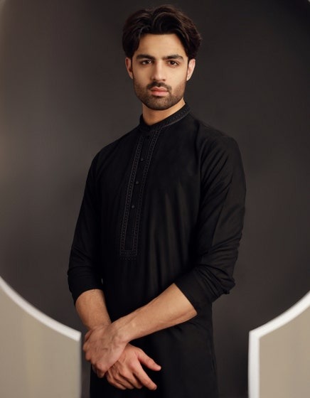 BLACK-BLENDED-KURTA-JJK-A-34831
