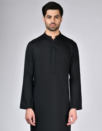 BLACK-BLENDED-KURTA-JJK-A-46496
