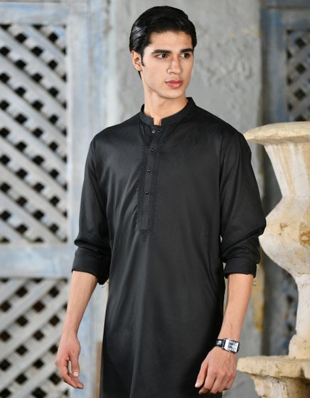 BLACK-BLENDED-KURTA-JJK-S-32948
