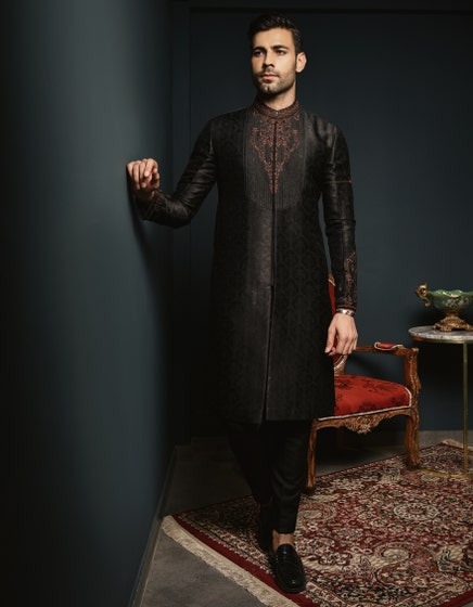 BLACK-BLENDED-SPECIAL-KURTA-JJK-SP-45009
