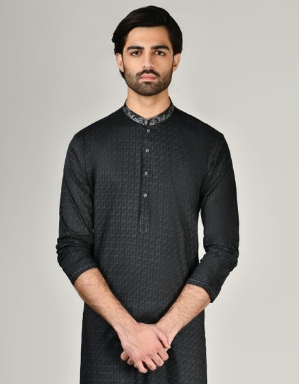 BLACK-COTTON-KURTA-JJK-S-90441
