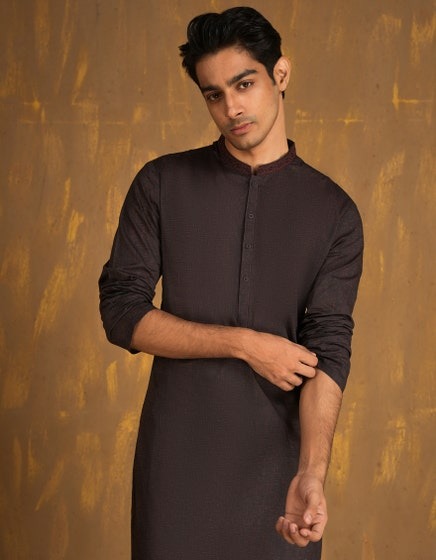 MAROON-COTTON-KURTA-JJK-A-33094
