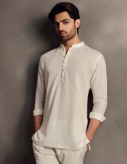 OFF-WHITE-COTTON-SHORT-KURTA-JJSHK-W-90484
