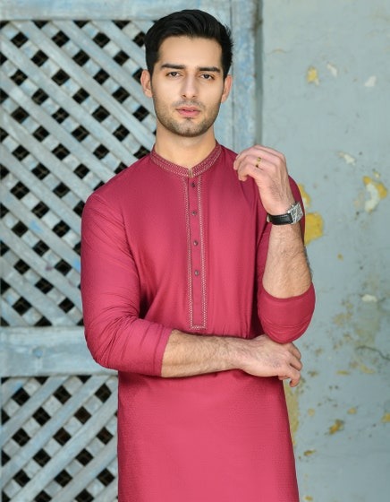 RED-BLENDED-KURTA-JJK-S-34730
