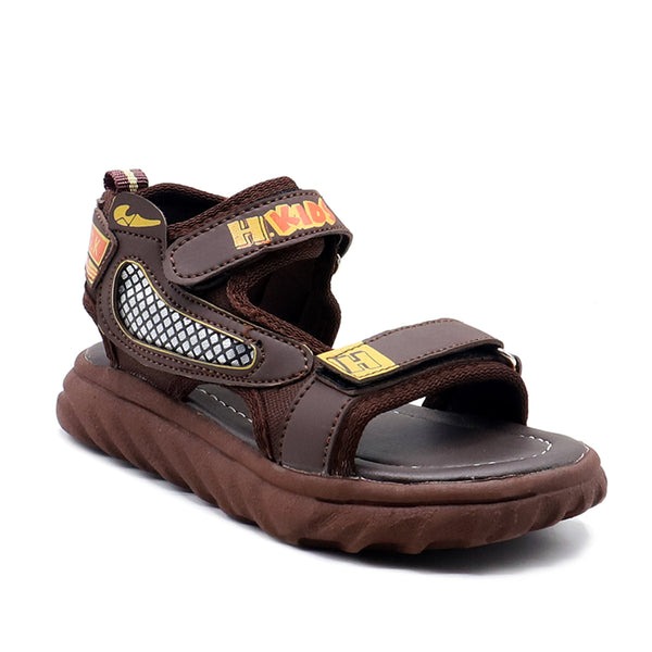 Brown-Casual-Sandal-K00B10025
