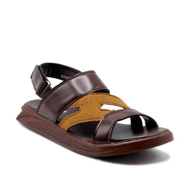 Brown-Casual-Sandal-K00B30039
